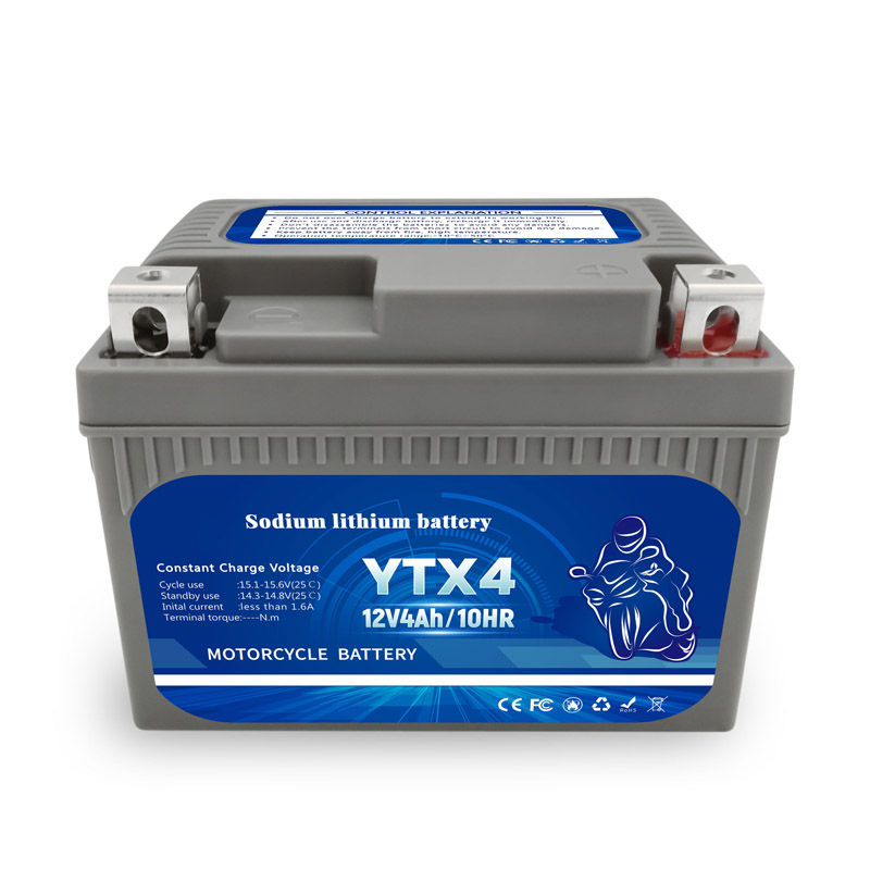 Sodium Motorcycle Battery YTX4